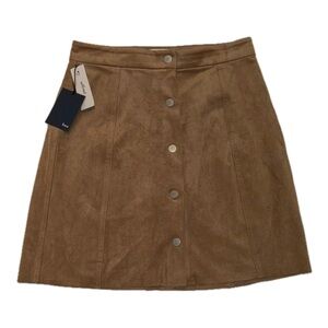 🍂NEW | WOMEN’S WILFRED FREE | CENTINELA | SUEDE SKIRT | BROWN | SIZE 4